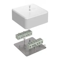 Коробка огнестойкая 103х103х45 (латунь) (40-0470-FR6.0-12-Е60). Коробка огнестойкая для открытой установки. Промрукав
