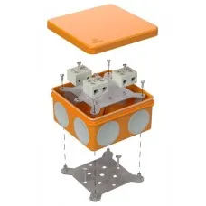 Коробка огнестойкая 100х100х50 (60-0300-FR10.0-6). Коробка огнестойкая для открытой установки. Промрукав