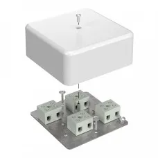 Коробка огнестойкая 103х103х45 (латунь) (40-0470-FR2.5-8-Е60). Коробка огнестойкая для открытой установки. Промрукав