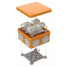 Коробка огнестойкая 100х100х50 (60-0300-FR6.0-4-8-Р Е15-Е60). Коробка огнестойкая для открытой установки. Промрукав