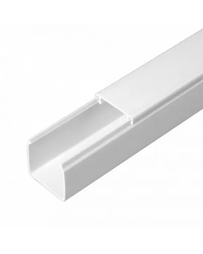 Короб 25х25 (Промрукав) (PR.0625251). Кабель-канал с двойным замком белый 25х25. Промрукав в Саратове