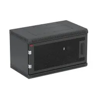 ШТ-НСр-9U-600-650-П-Ч (130411-01837). Шкаф телекоммуникационный 19 настенный 9U. ССД (Связьстройдеталь)