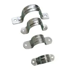 Скоба двухлапковая D60-63 (50 шт) (zeta41627) СД 60-63. Скоба металлическая двухлапковая. ЗЭТА